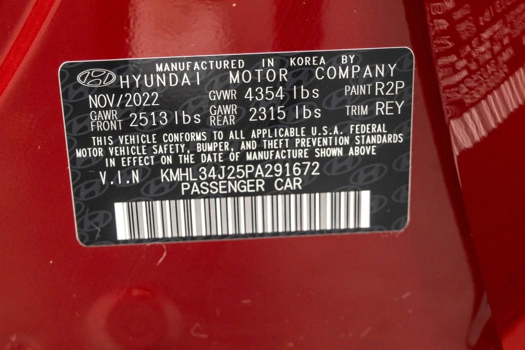 Used 2023 Hyundai Sonata Limited w/ Cargo Package image 40