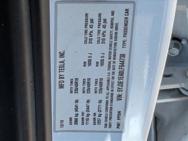 Used 2020 Tesla Model 3 Standard Range Plus RWD image 24