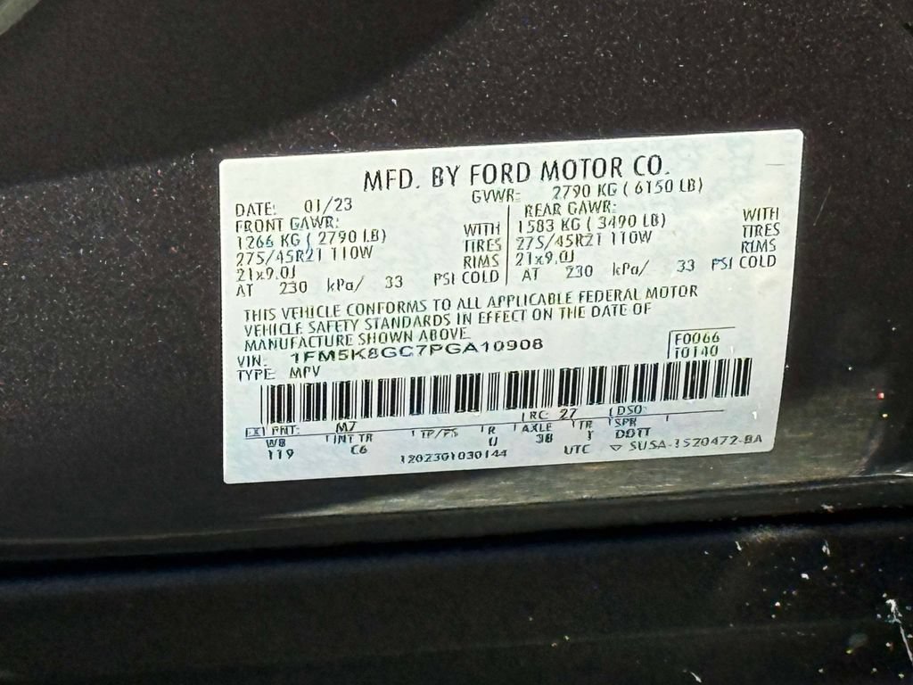 Used 2023 Ford Explorer ST w/ Equipment Group 401A AWD/4WD image 36