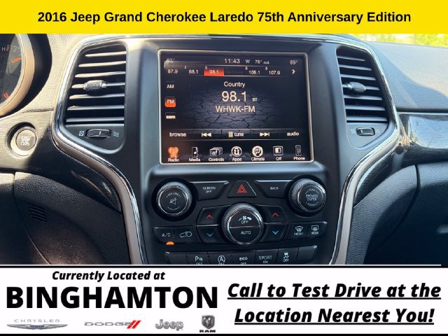 Used 2016 Jeep Grand Cherokee Laredo 75th Anniversary AWD/4WD image 21