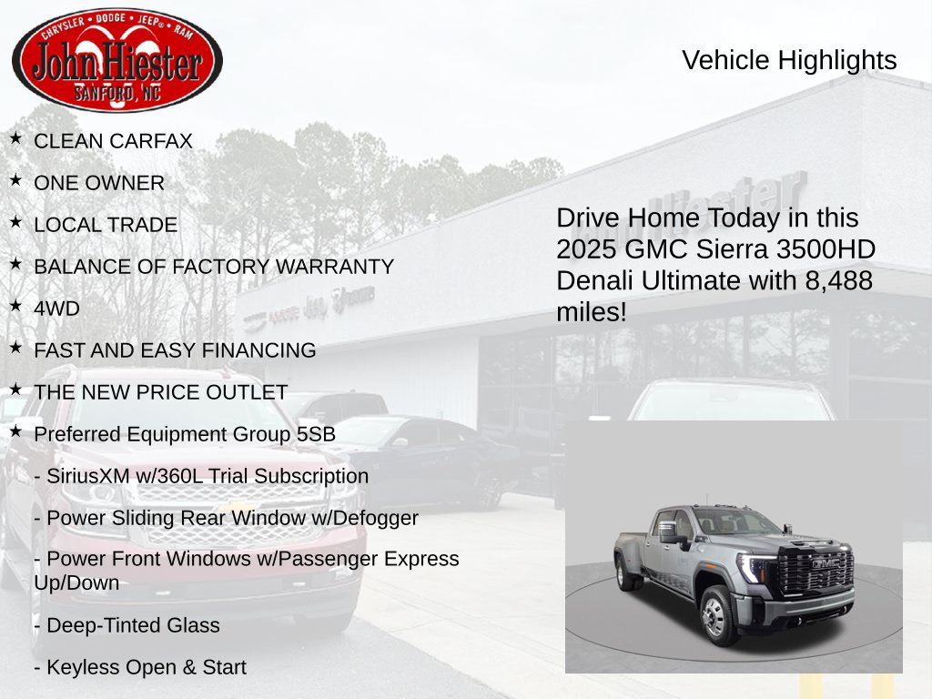Used 2025 GMC Sierra 3500 Denali Ultimate AWD/4WD image 5