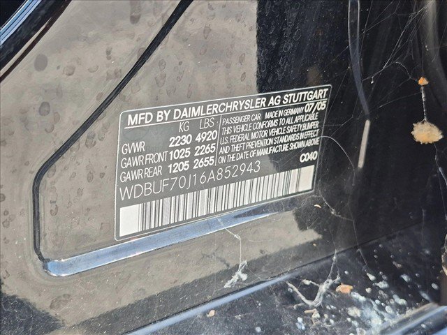 Used 2006 Mercedes-Benz E 500 Sedan image 22