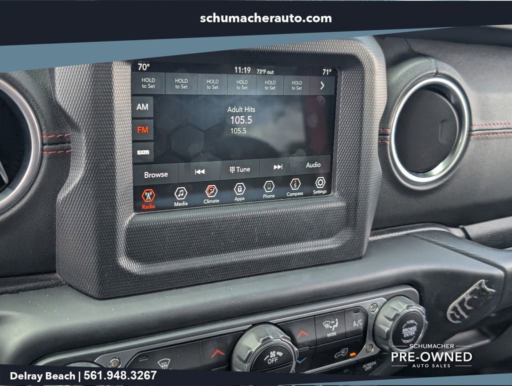 Certified 2020 Jeep Wrangler Rubicon w/ Quick Order Package 28Y AWD/4WD image 17