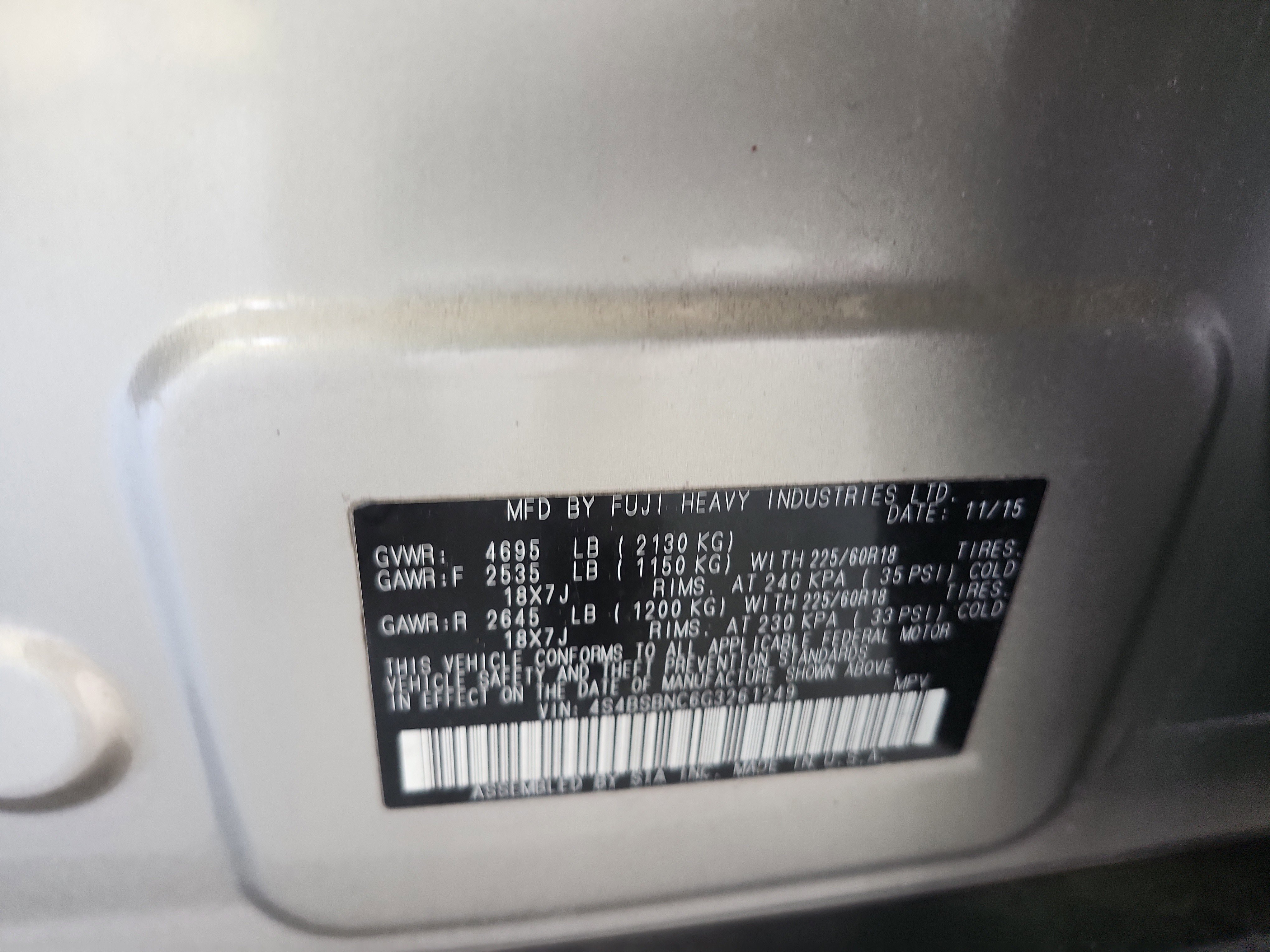 Used 2016 Subaru Outback 2.5i Limited image 21