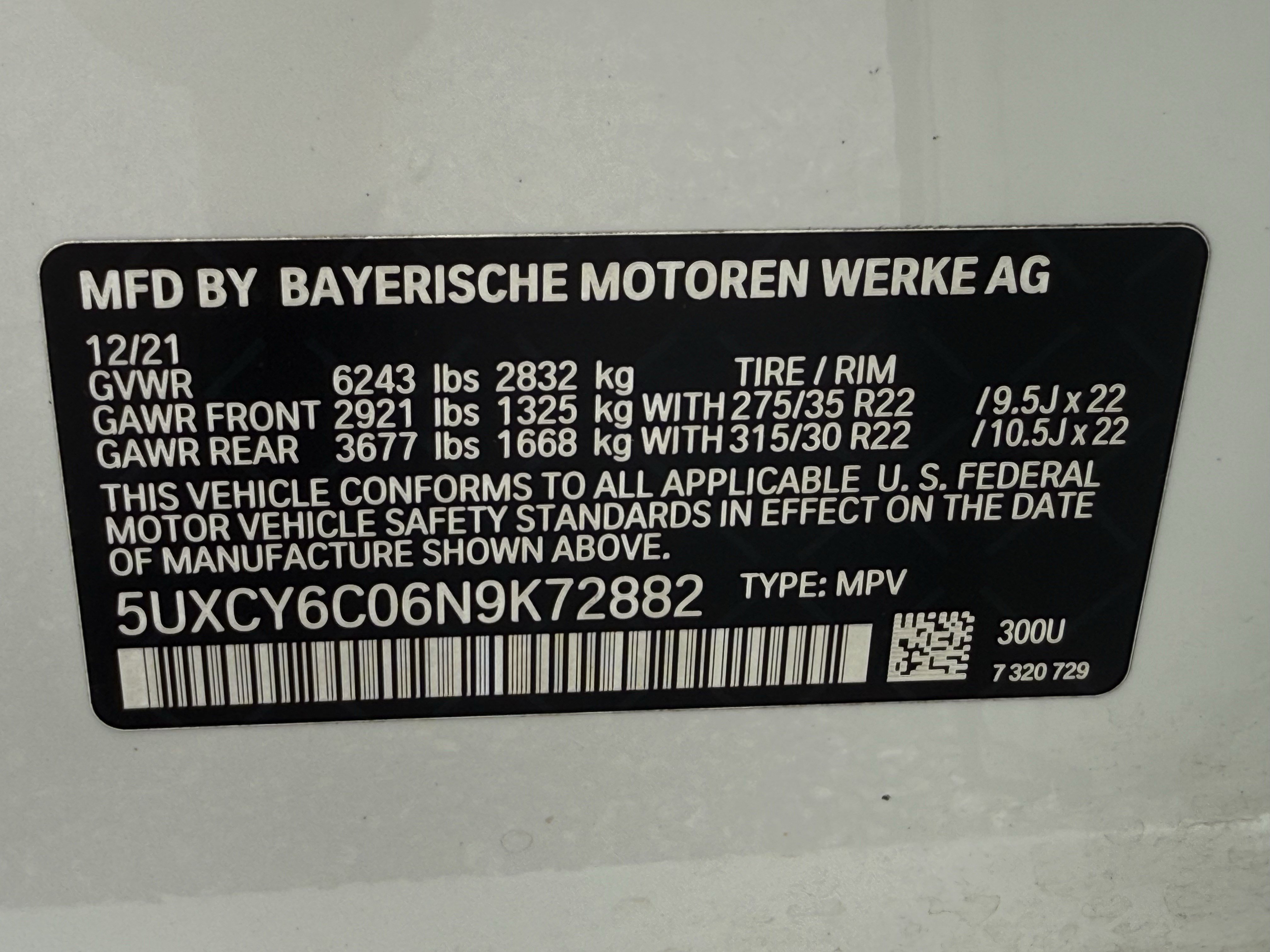 Used 2022 BMW X6 xDrive40i w/ M Sport Package AWD/4WD image 34