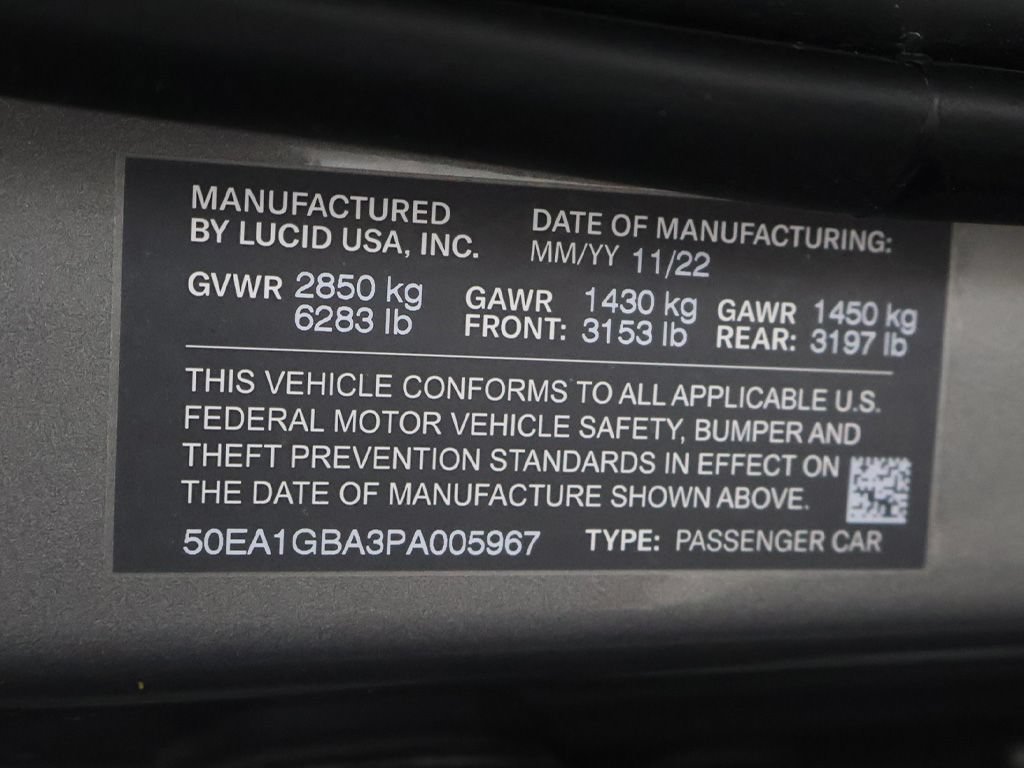 Used 2023 Lucid Air Grand Touring AWD/4WD image 49