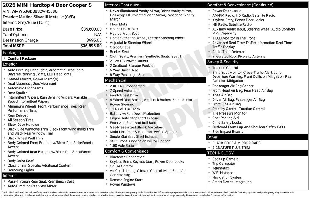 Used 2025 MINI Cooper S FWD image 6