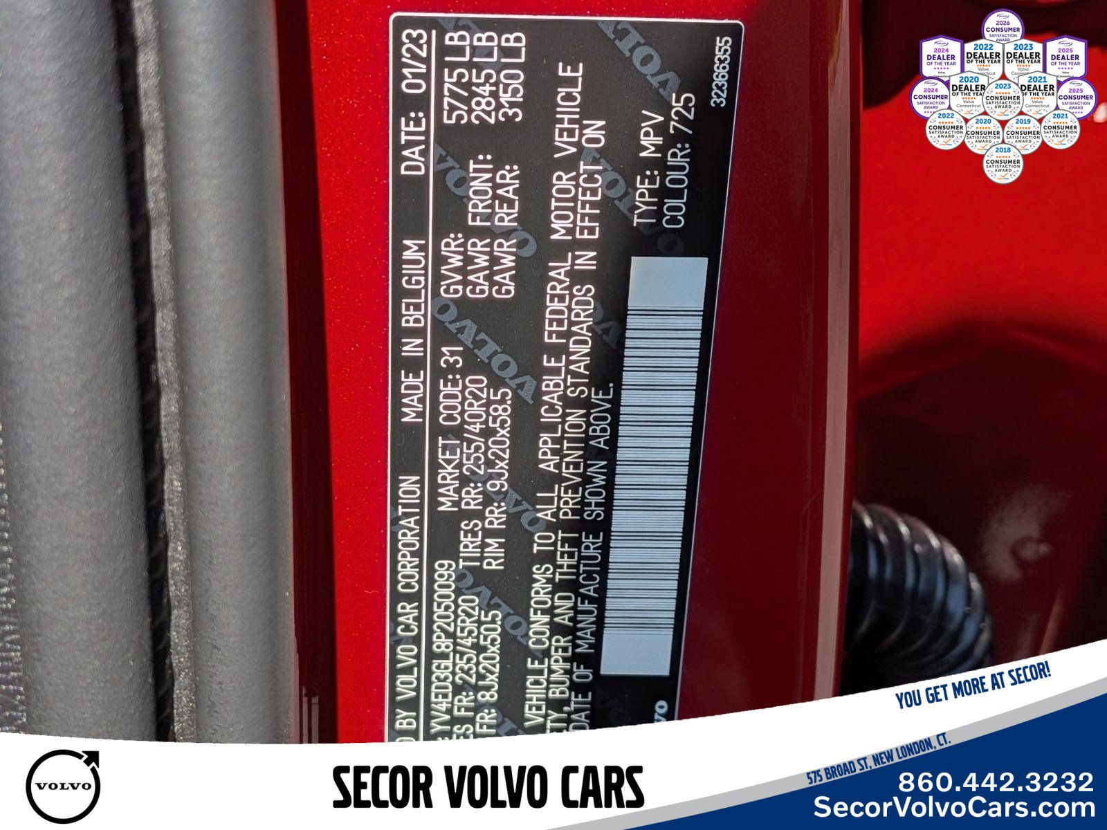 Used 2023 Volvo C40 P8 Recharge Plus w/ Climate Package AWD/4WD image 32