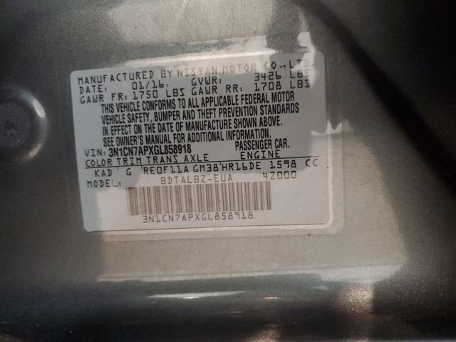 Used 2016 Nissan Versa SV w/ SV Tech Package FWD image 31