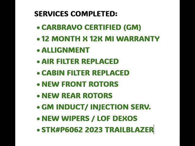 Certified 2023 Chevrolet TrailBlazer RS AWD/4WD image 38