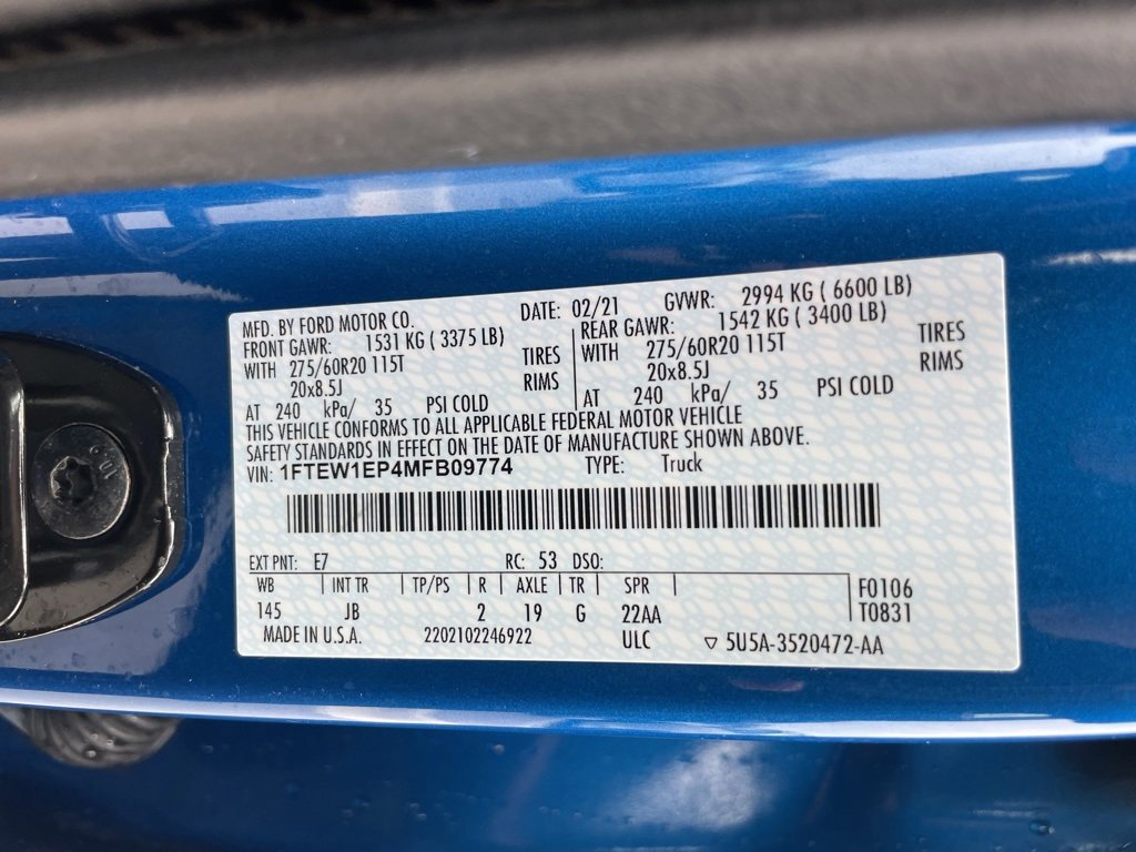 Used 2021 Ford F150 XL w/ STX Appearance Package image 32