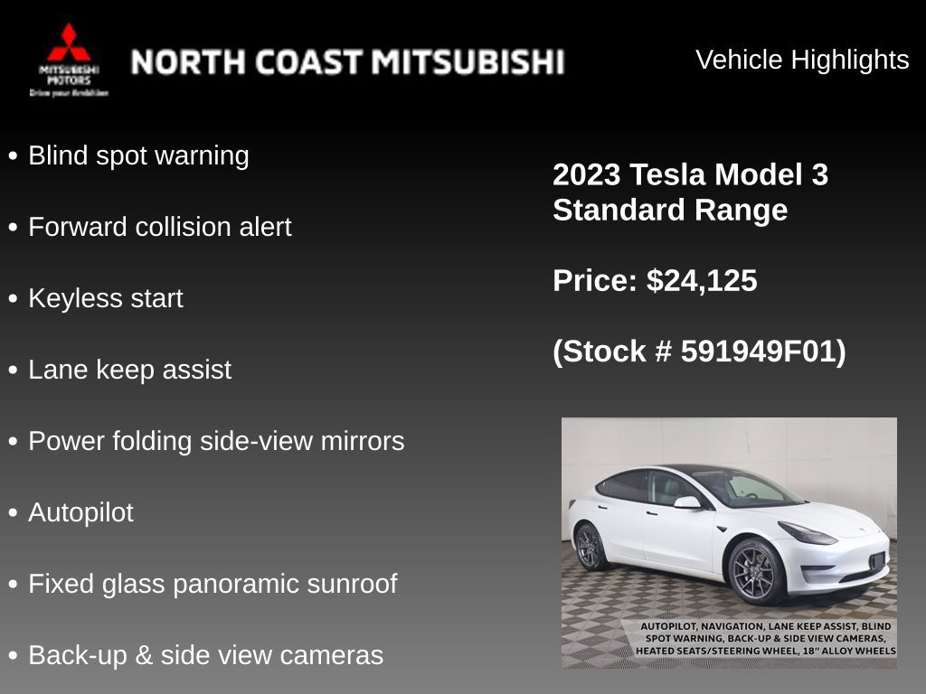 Used 2023 Tesla Model 3 Standard Range RWD image 2