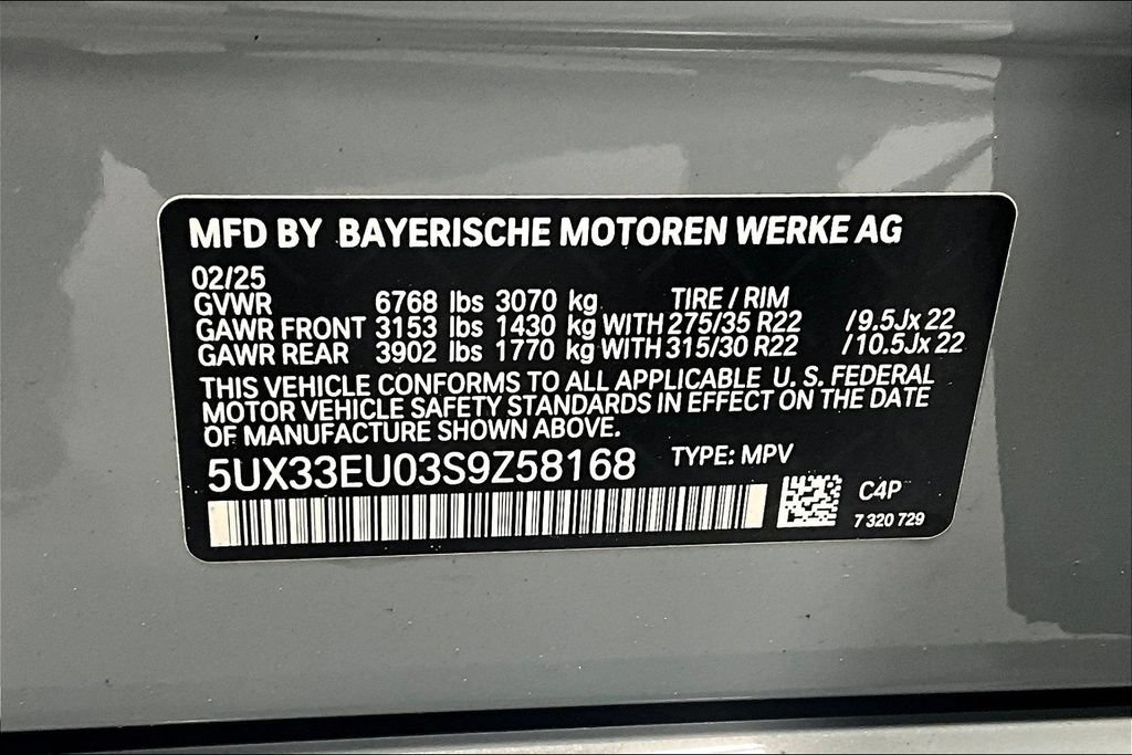 New 2025 BMW X5 M60i AWD/4WD image 11