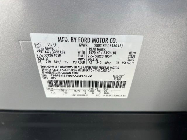 Used 2019 Ford Explorer Limited w/ Class III Trailer Tow Package AWD/4WD image 30