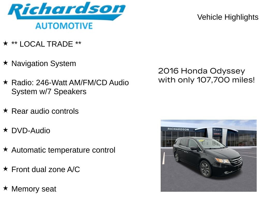 Used 2016 Honda Odyssey Touring image 10