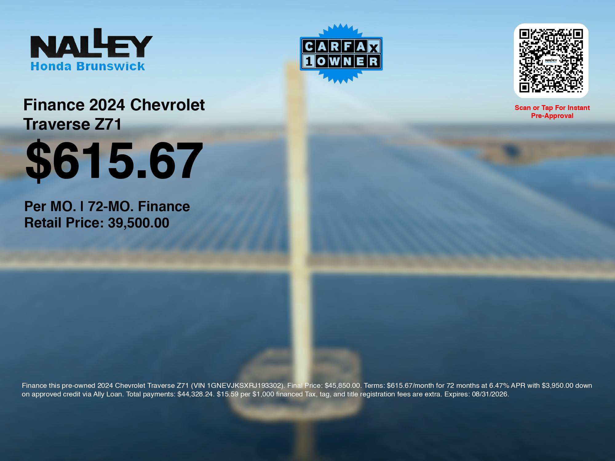 Used 2024 Chevrolet Traverse Z71 w/ Enhanced Driving Package AWD/4WD image 41