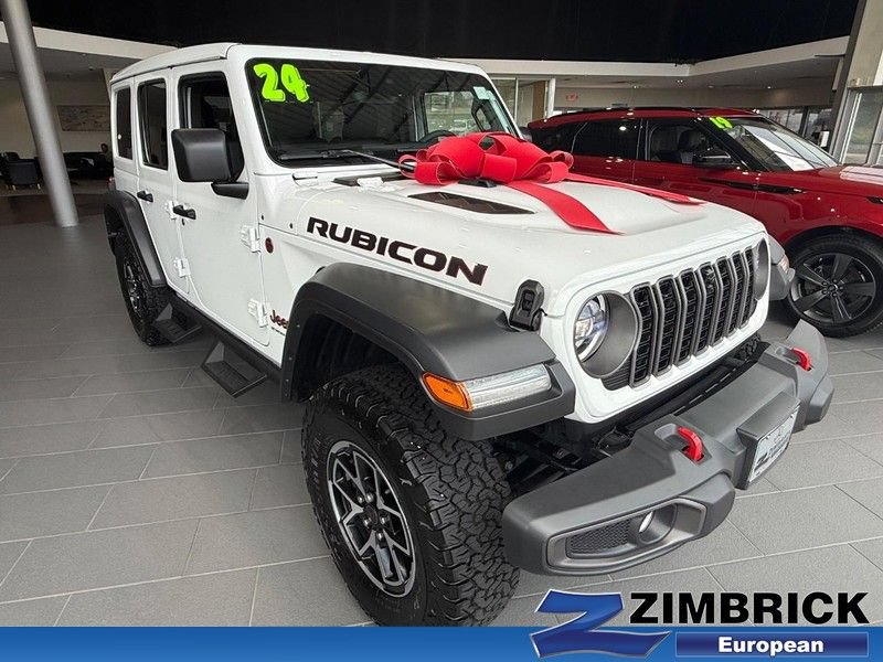 Used 2024 Jeep Wrangler Unlimited Rubicon w/ Technology Group AWD/4WD image 1