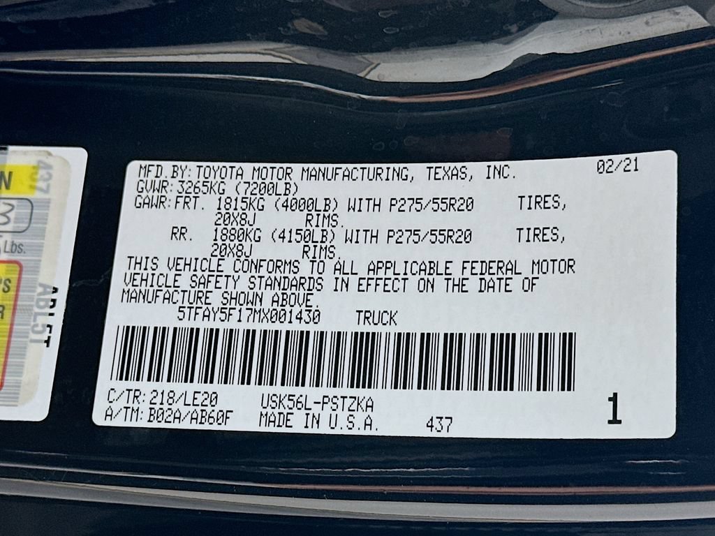 Used 2021 Toyota Tundra Platinum AWD/4WD image 33