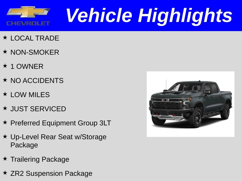 Used 2025 Chevrolet Silverado 1500 ZR2 AWD/4WD image 2