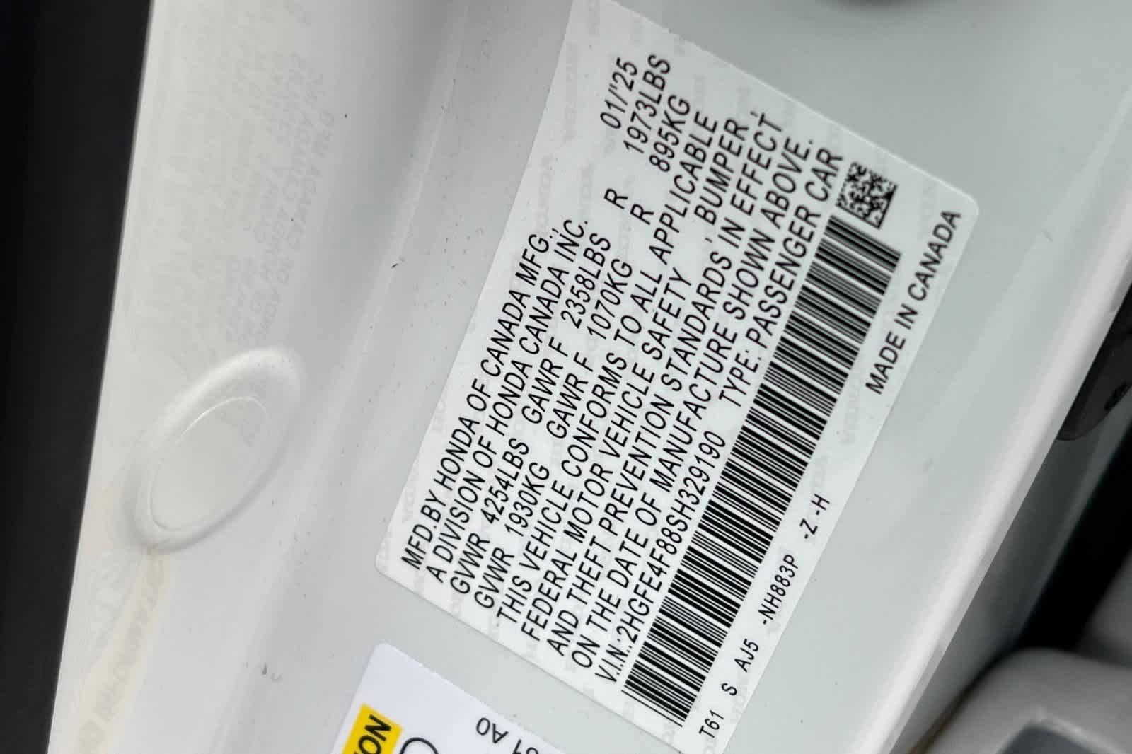 Used 2025 Honda Civic Sport image 28