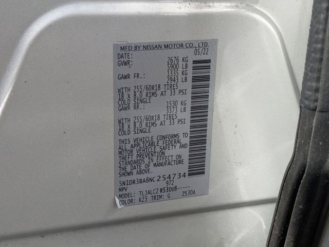 Used 2022 Nissan Pathfinder SV FWD image 33