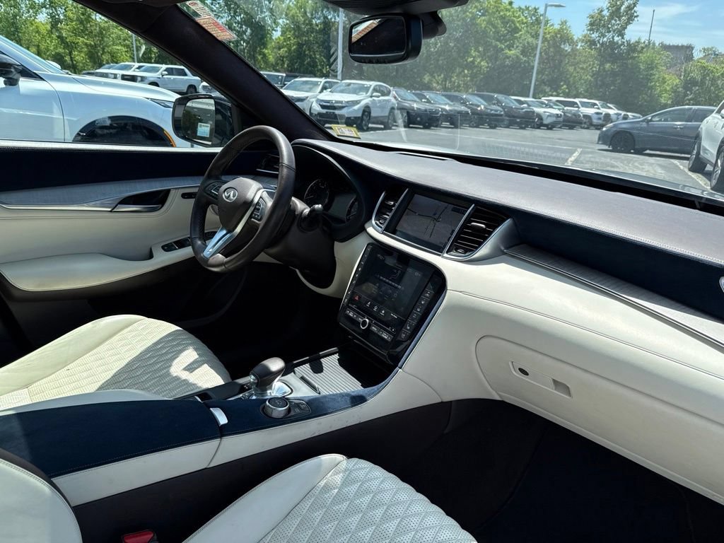 Used 2021 INFINITI QX50 Autograph w/ Premium White Leather Package AWD/4WD image 39