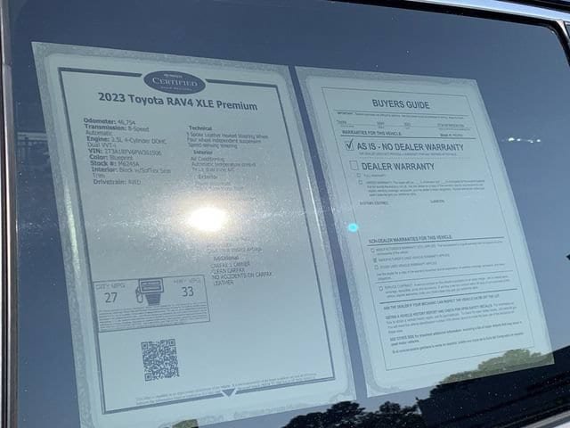 Certified 2023 Toyota RAV4 XLE Premium AWD/4WD image 38
