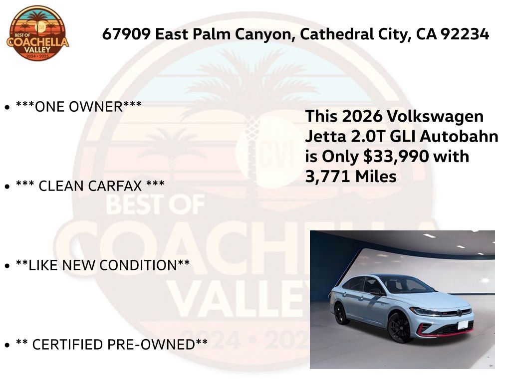 Certified 2026 Volkswagen Jetta GLI Autobahn image 5