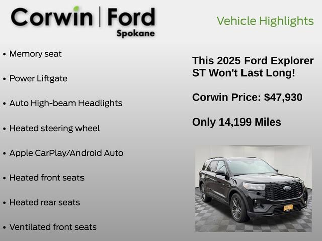 Certified 2025 Ford Explorer ST image 13