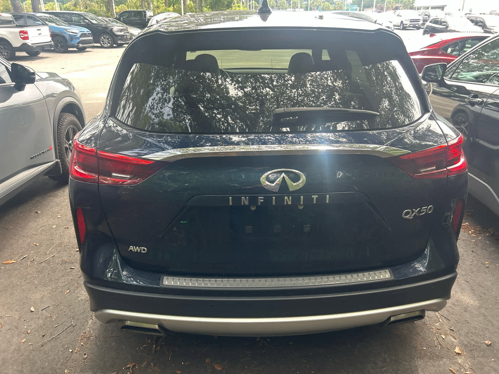 Used 2021 INFINITI QX50 Autograph w/ Premium White Leather Package AWD/4WD image 3