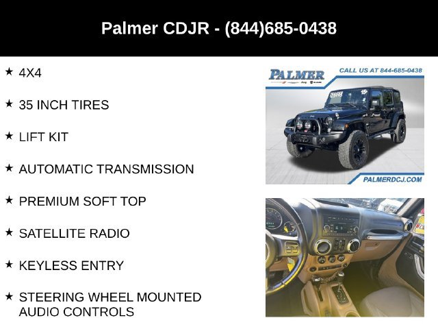 Used 2015 Jeep Wrangler Unlimited Sahara w/ Connectivity Group AWD/4WD image 6