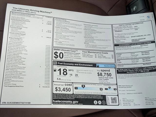 New 2026 BMW X7 M60i image 20