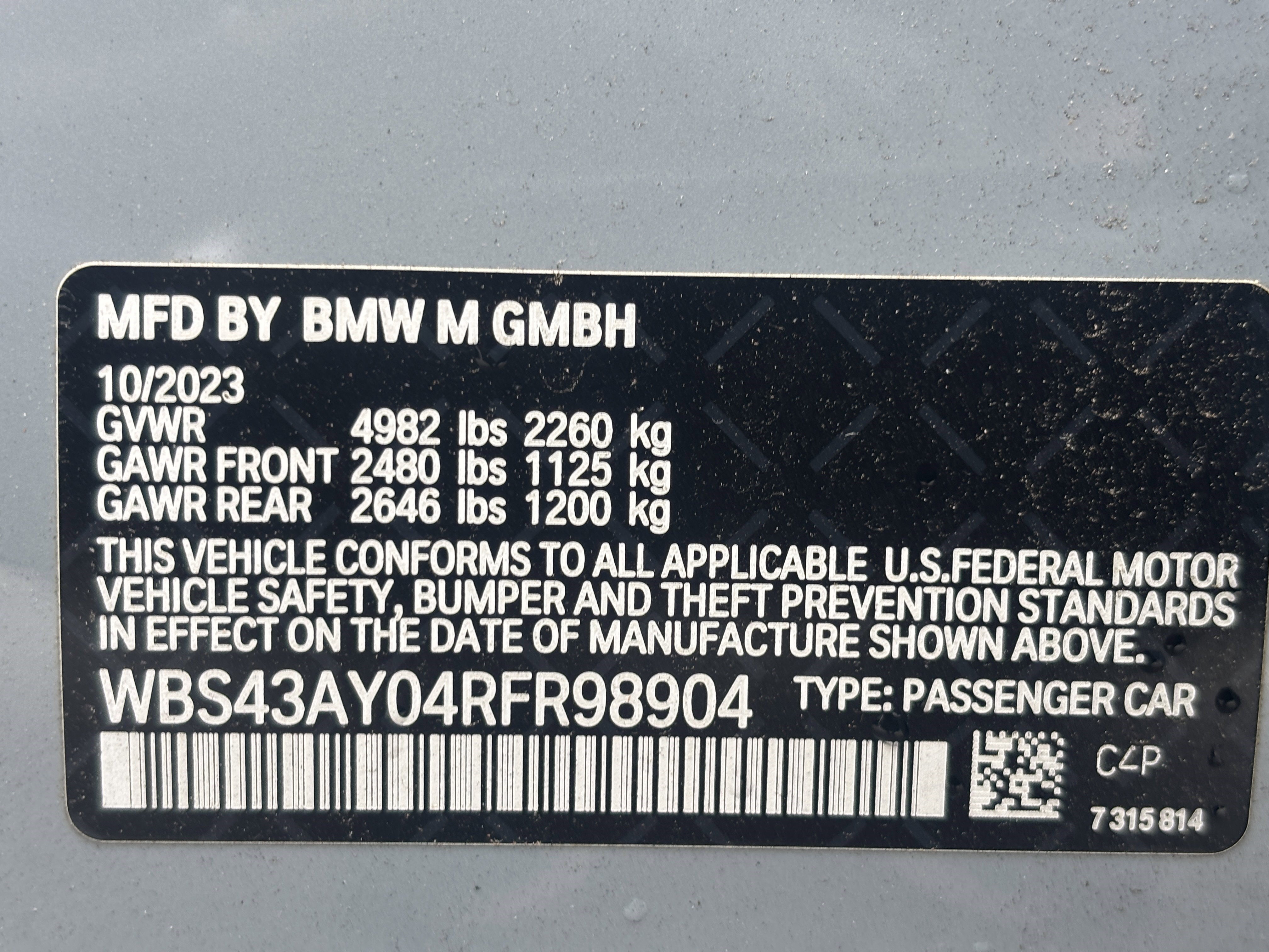Used 2024 BMW M3 Competition w/ Executive Package AWD/4WD image 8