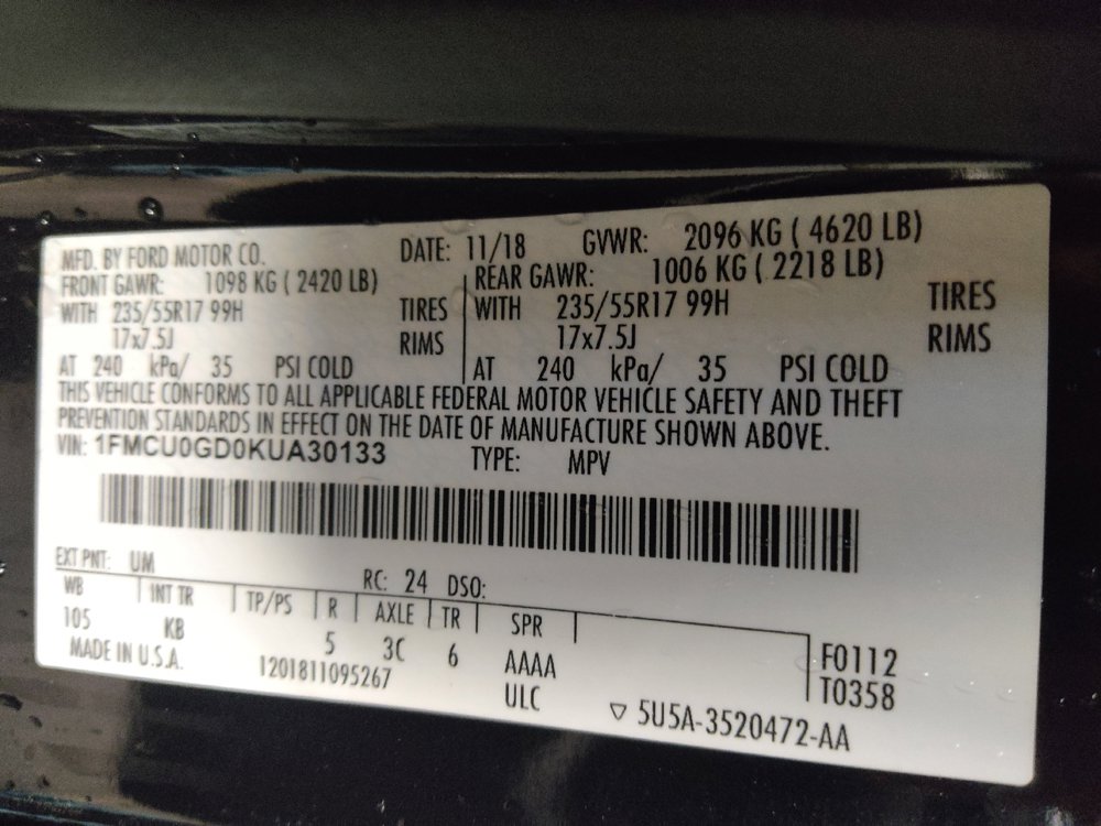 Used 2019 Ford Escape SE FWD image 33