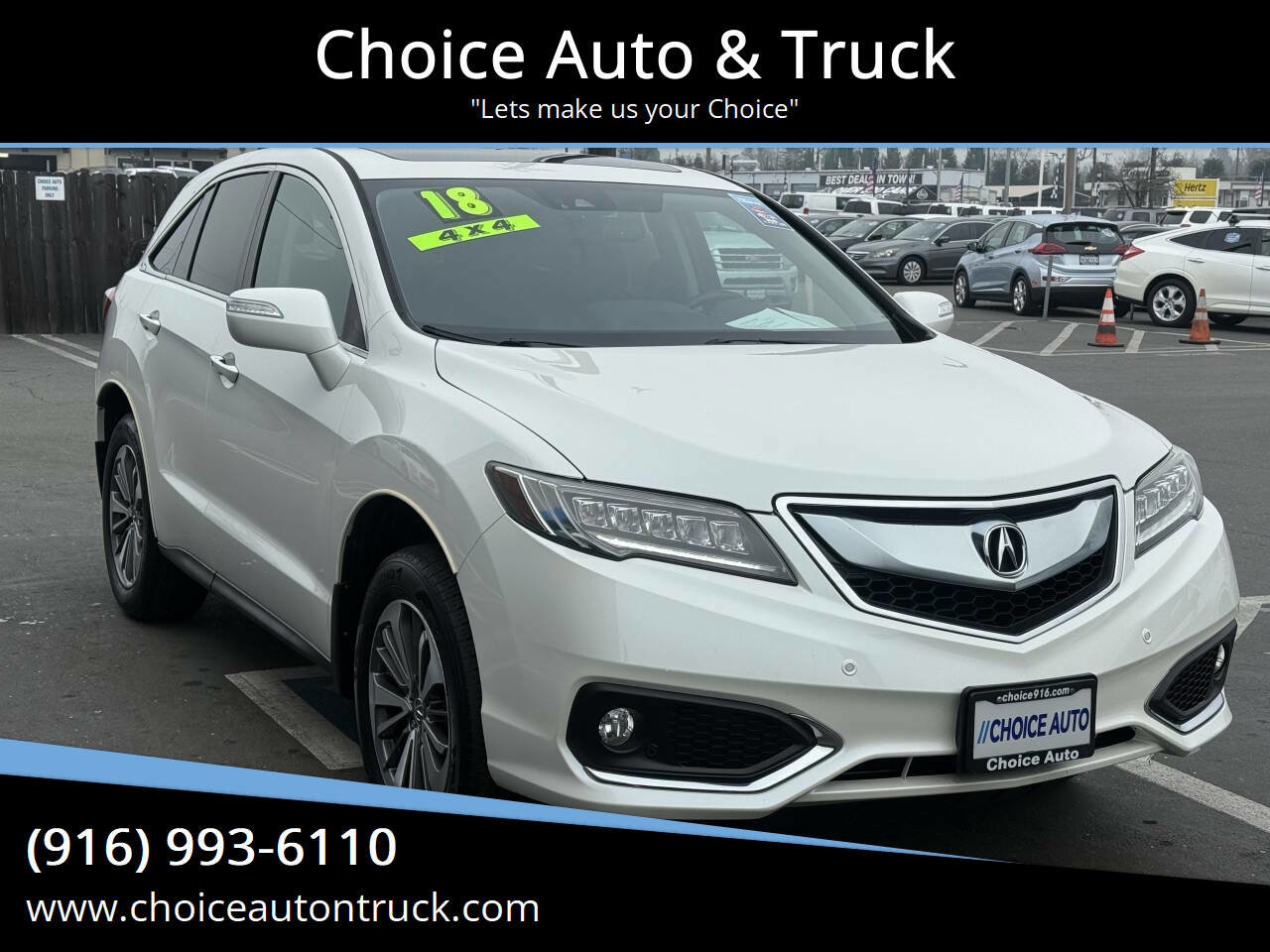 Used 2018 Acura RDX AWD w/ Advance Package
