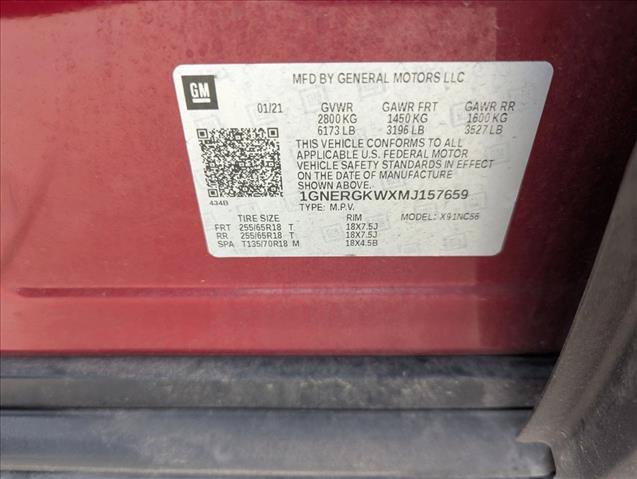 Used 2021 Chevrolet Traverse LT FWD image 16