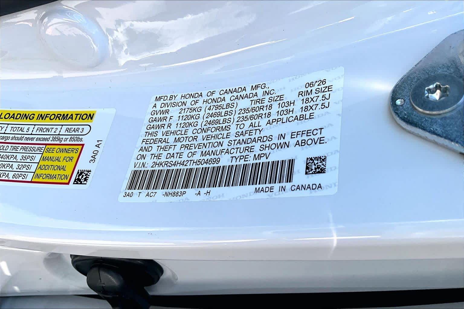 New 2026 Honda CR-V EX image 22