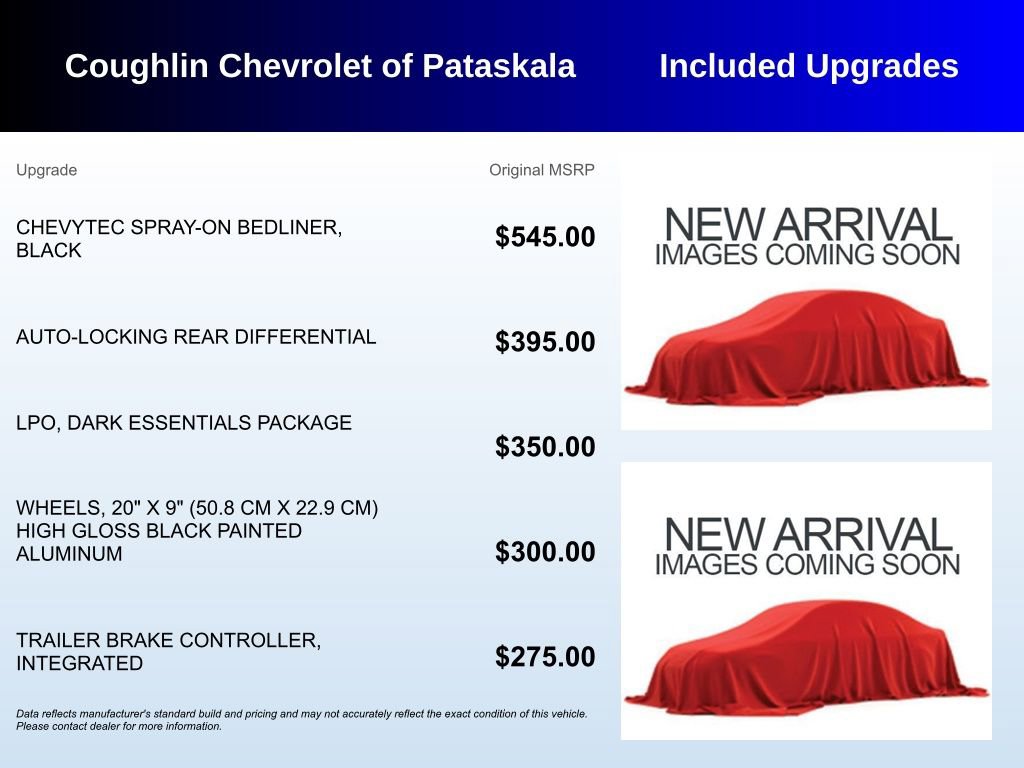 Used 2024 Chevrolet Silverado 1500 Custom w/ LPO, Dark Essentials Package AWD/4WD image 2