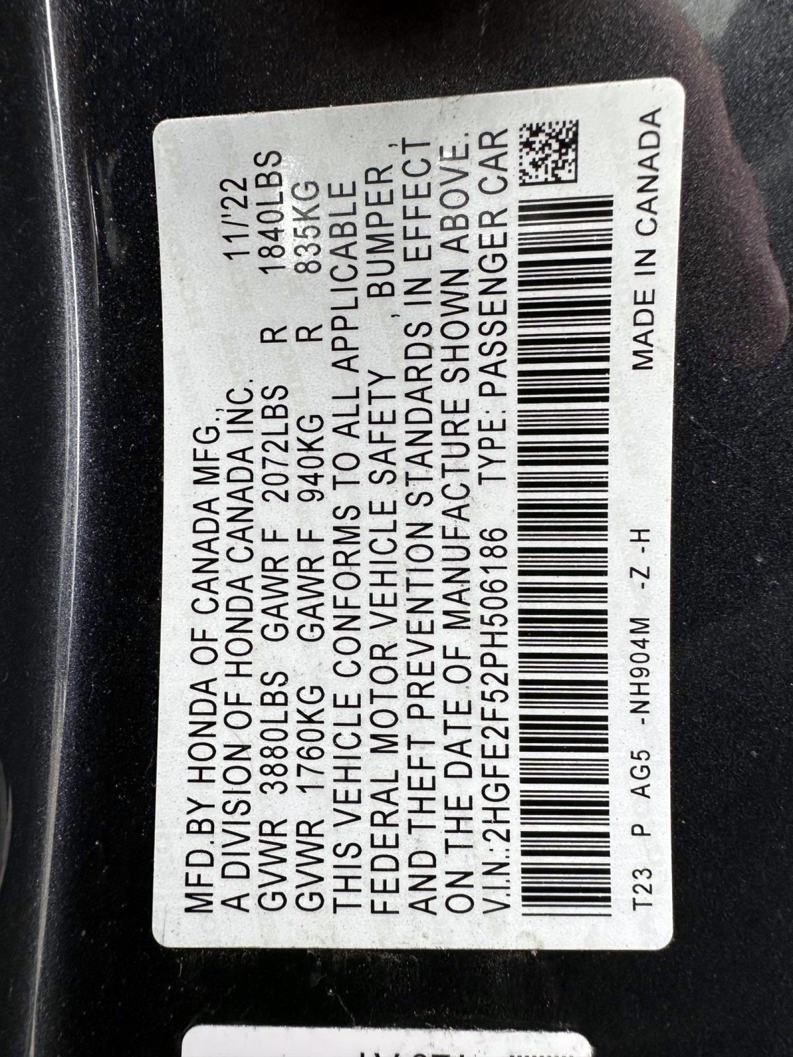 Used 2023 Honda Civic Sport image 30
