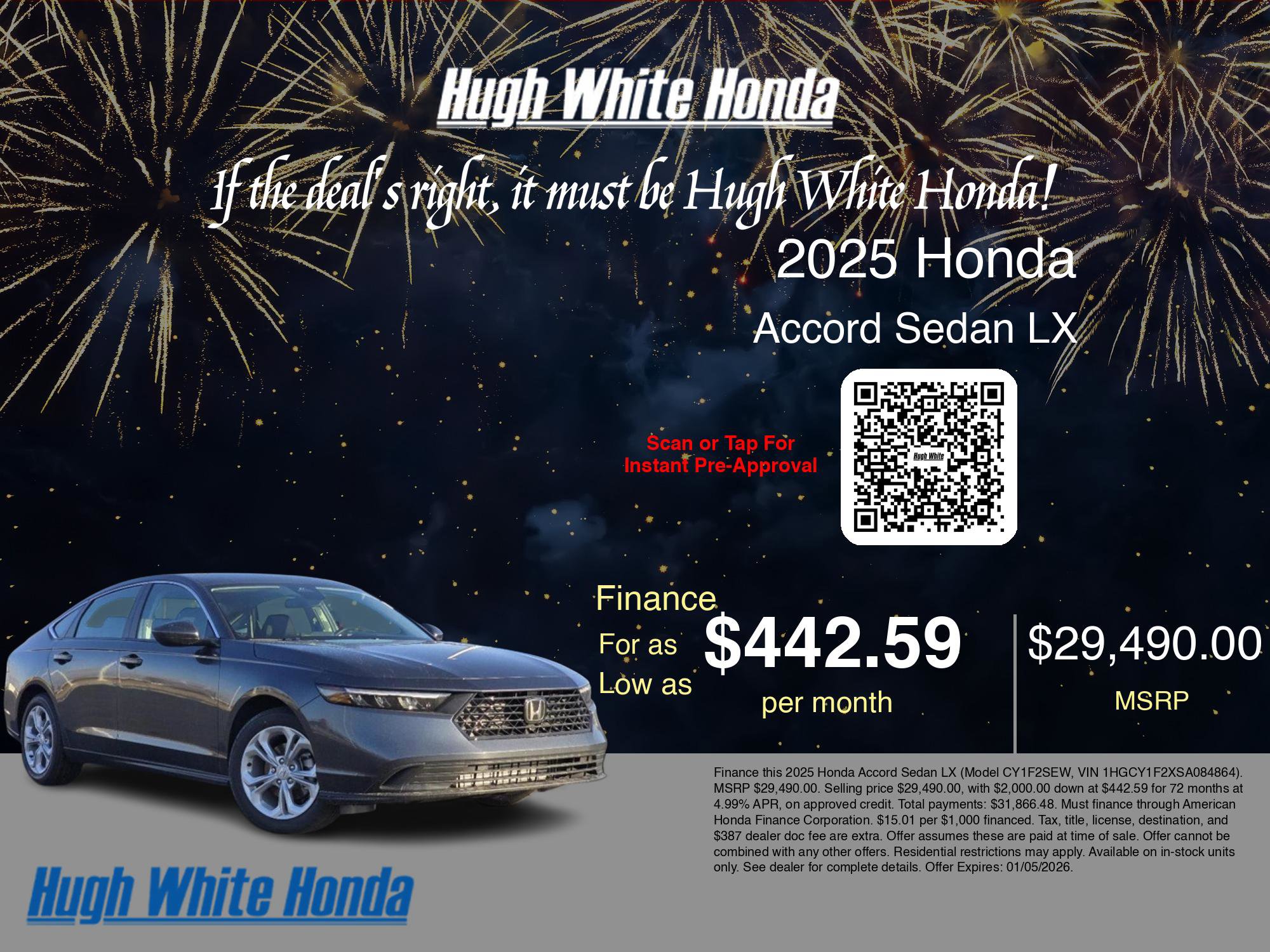 New 2025 Honda Accord LX image 7