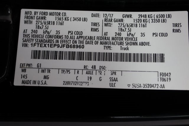 Used 2018 Ford F150 XLT w/ Equipment Group 302A Luxury image 28