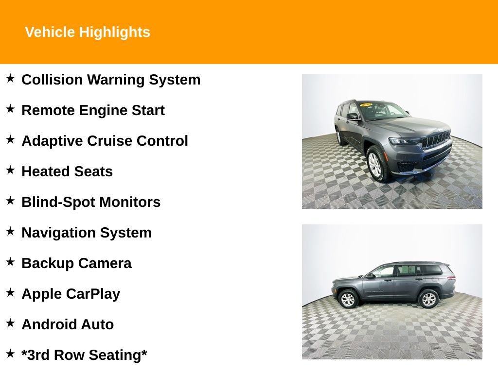 Used 2023 Jeep Grand Cherokee L Limited AWD/4WD image 2
