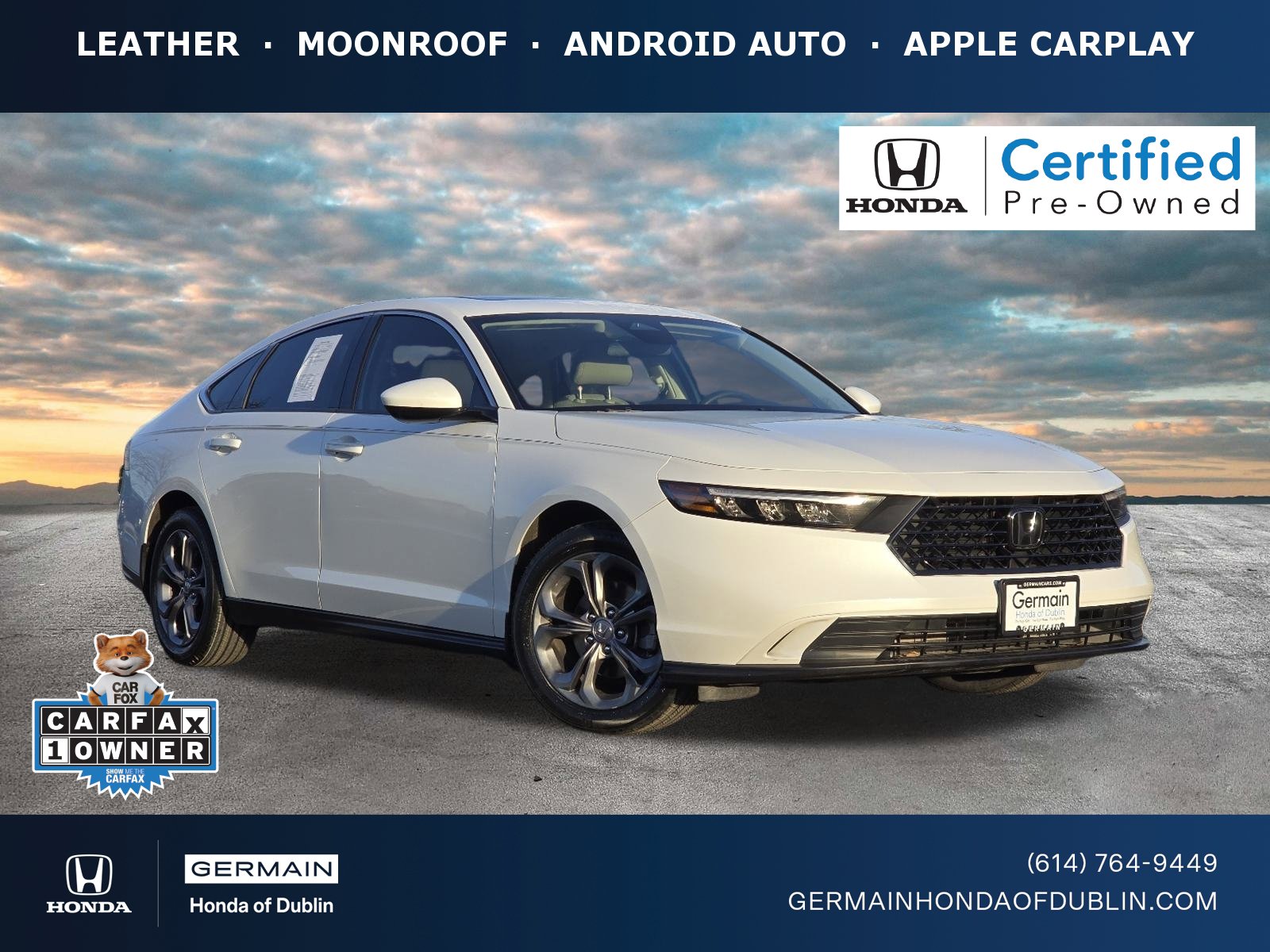 Certified 2024 Honda Accord EX