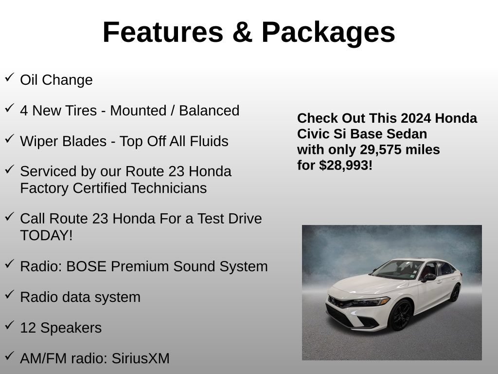 Certified 2024 Honda Civic Si image 4