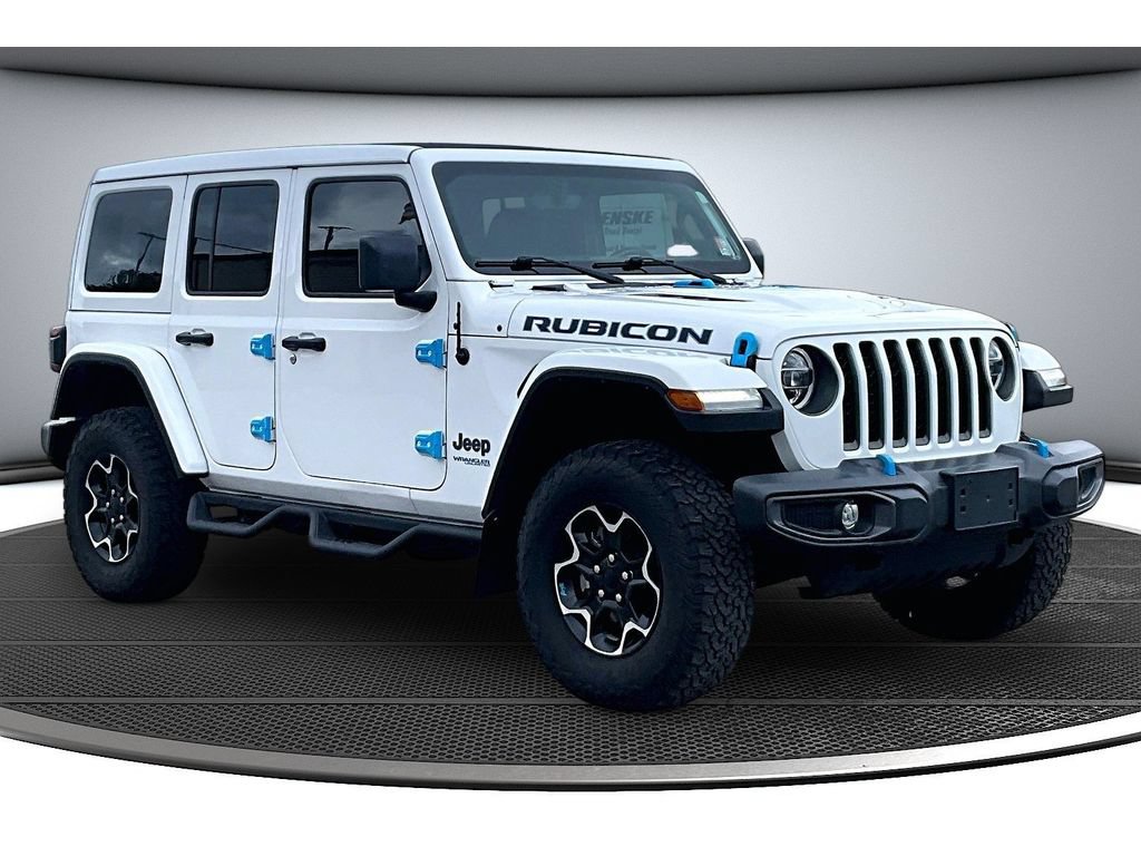 Used 2022 Jeep Wrangler Unlimited Rubicon 4xe w/ Cold Weather Group AWD/4WD image 14