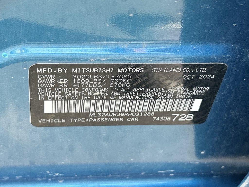 Used 2024 Mitsubishi Mirage ES FWD image 26