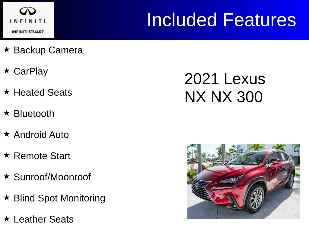 Used 2021 Lexus NX 300 FWD w/ Comfort Package video 2