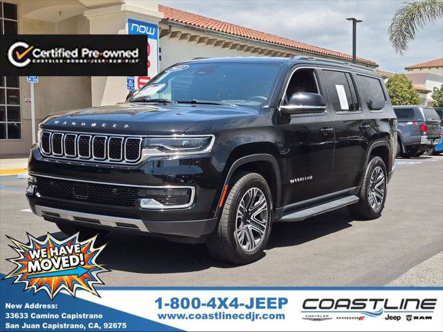 Certified 2022 Jeep Wagoneer Series III w/ Flexible Seating Group RWD image 1