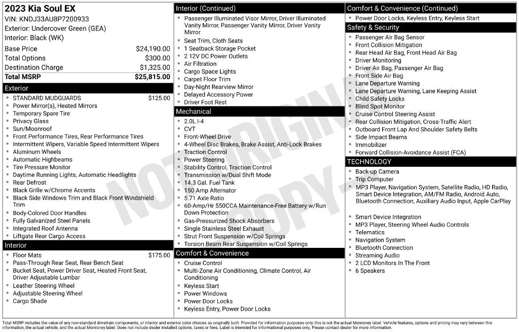 Certified 2023 Kia Soul EX FWD image 14
