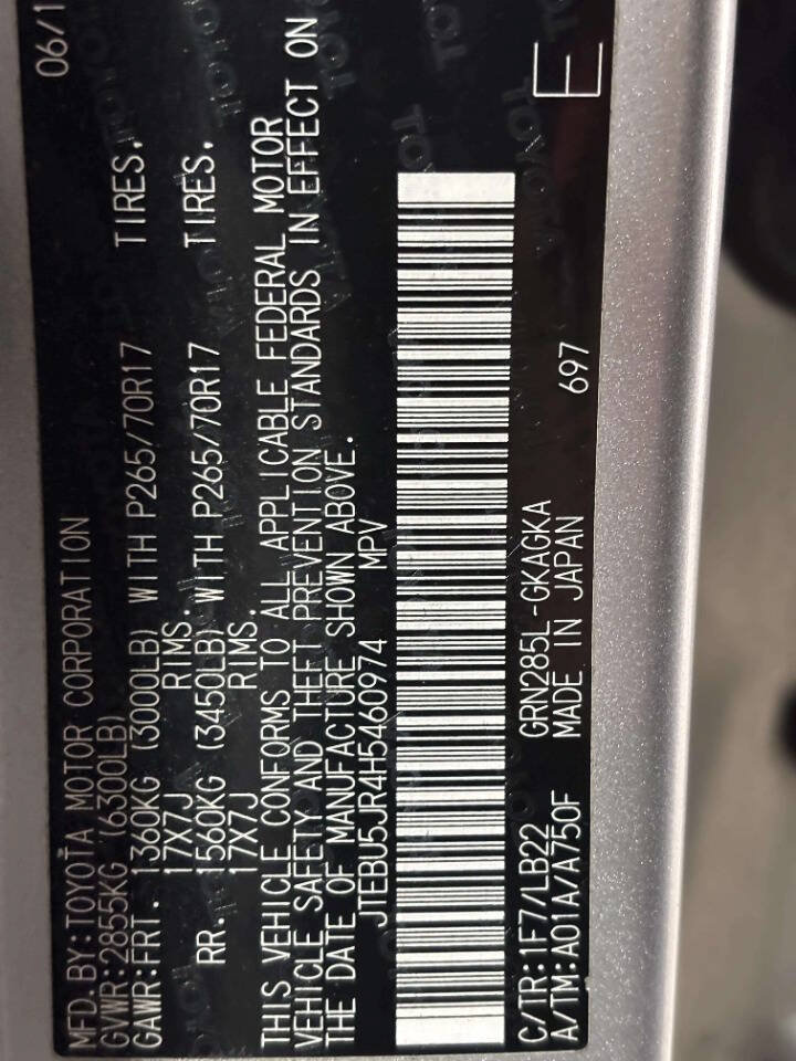 Used 2017 Toyota 4Runner SR5 Premium AWD/4WD image 36